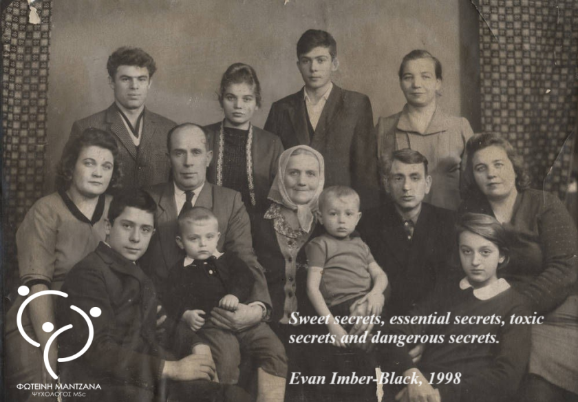 In his book, family therapist Evan Imber-Black (1998) explores the complexity of secrets in family life. Using material from case studies, 4 types of secrets and their different response requirements are discussed: (1) sweet secrets, (2) essential secrets, (3) toxic secrets and (4) dangerous secrets. The author shows how new secrets, are being created even as old taboos are broken. She also shows how thoughtless "truth telling" (often modeled by daytime talk shows) can create years of dangerous fallout. The book offers the reader realistic guidance on a range of issues related to secrets.